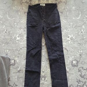 Reformation Charcoal High Rise Jeans